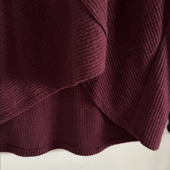 By Bordeaux Brand Rich Plum Cowl Neck Sweater - Size XS - Picture 4 of 8
